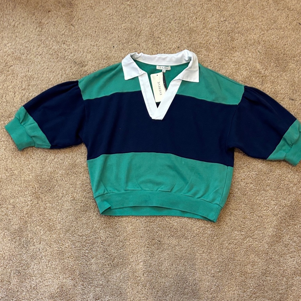 New NWT Z Supply Rugby Shirt XS